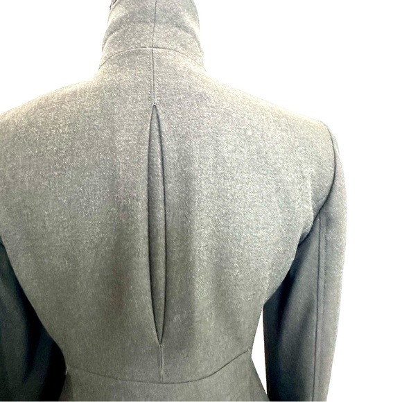 DKNY City | Gray Green Lined Three Button Long Sleeve Career Suit Coat Jacket 2P - Picture 6 of 14